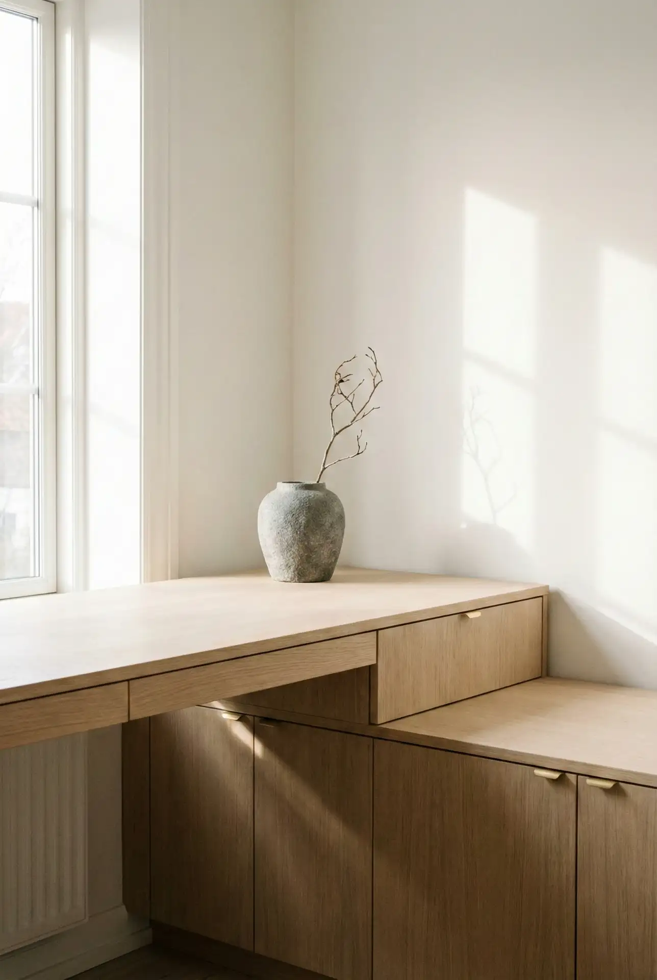 Professional Scandinavian Workspace With Modern-Minimalist Lines 2