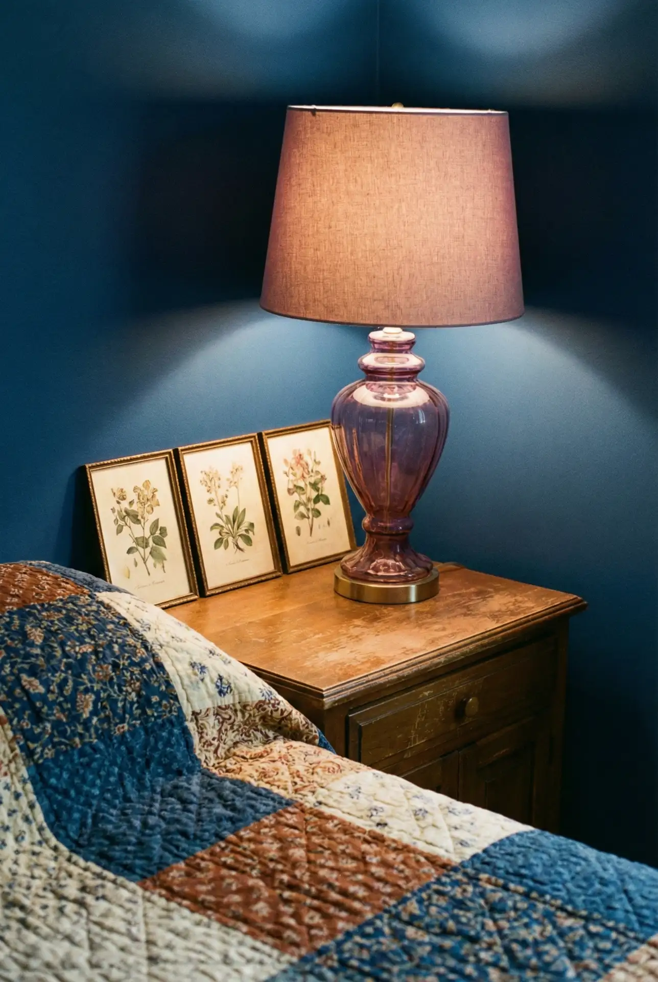 Purple And Blue Eclectic Retro Layers 1