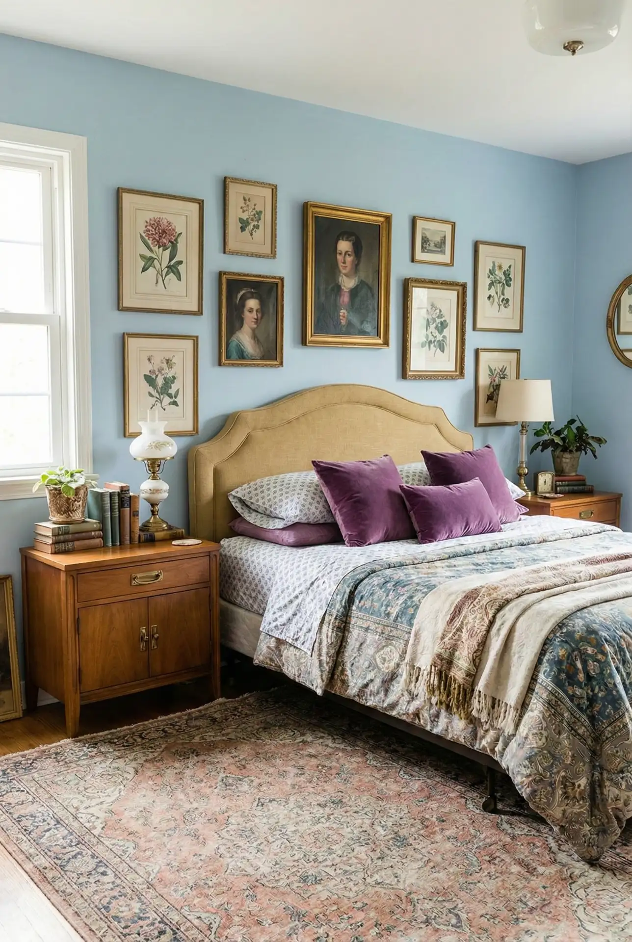 Purple And Blue Eclectic Retro Layers 2