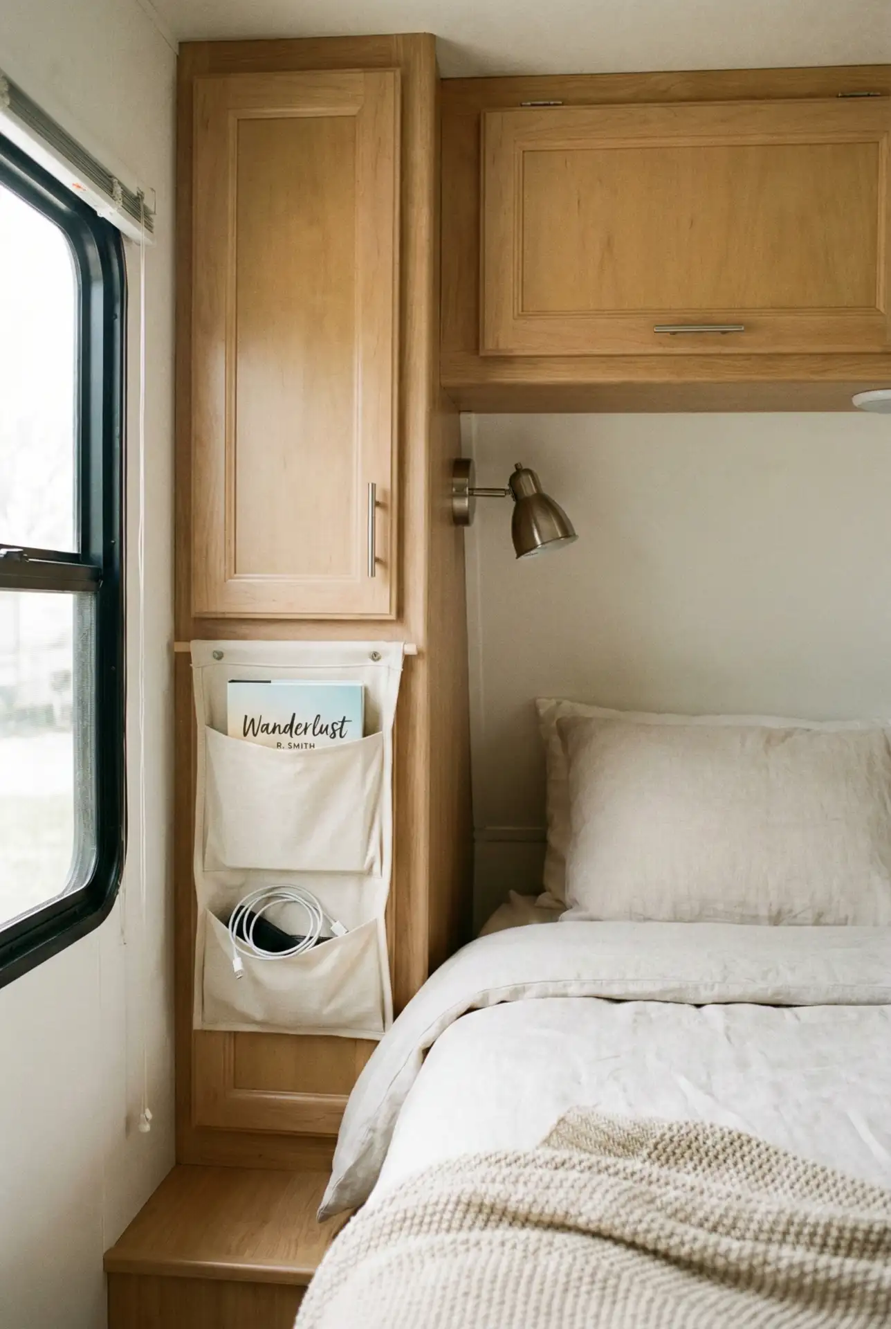 RV-Camper Wall Pocket Organizer For Bedside Essentials 1