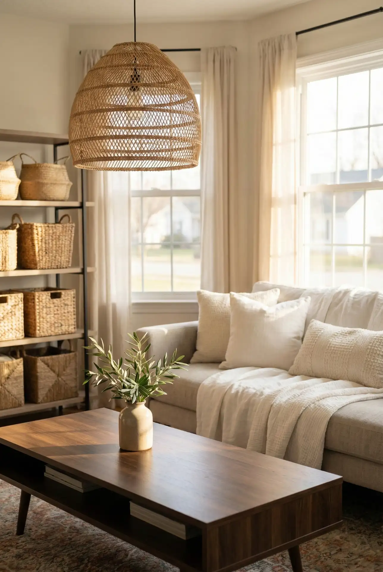 Rattan Accents For A Breezy Summer Reset 2