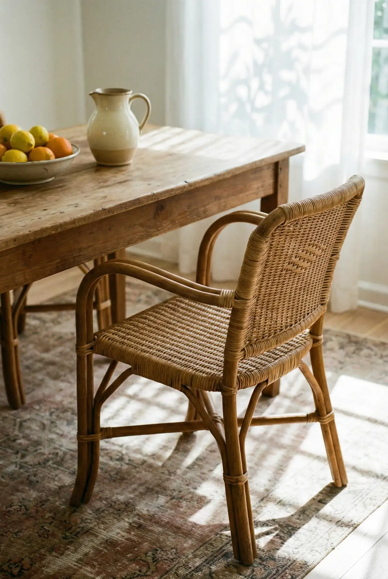 Rattan Dining Chairs That Bring Vacation Energy Indoors 2