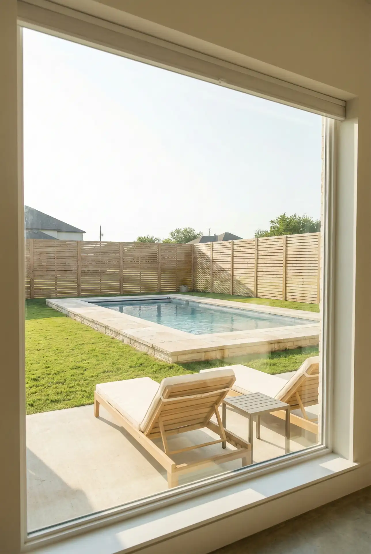 Rectangle Pool with Crisp Paver Border 2