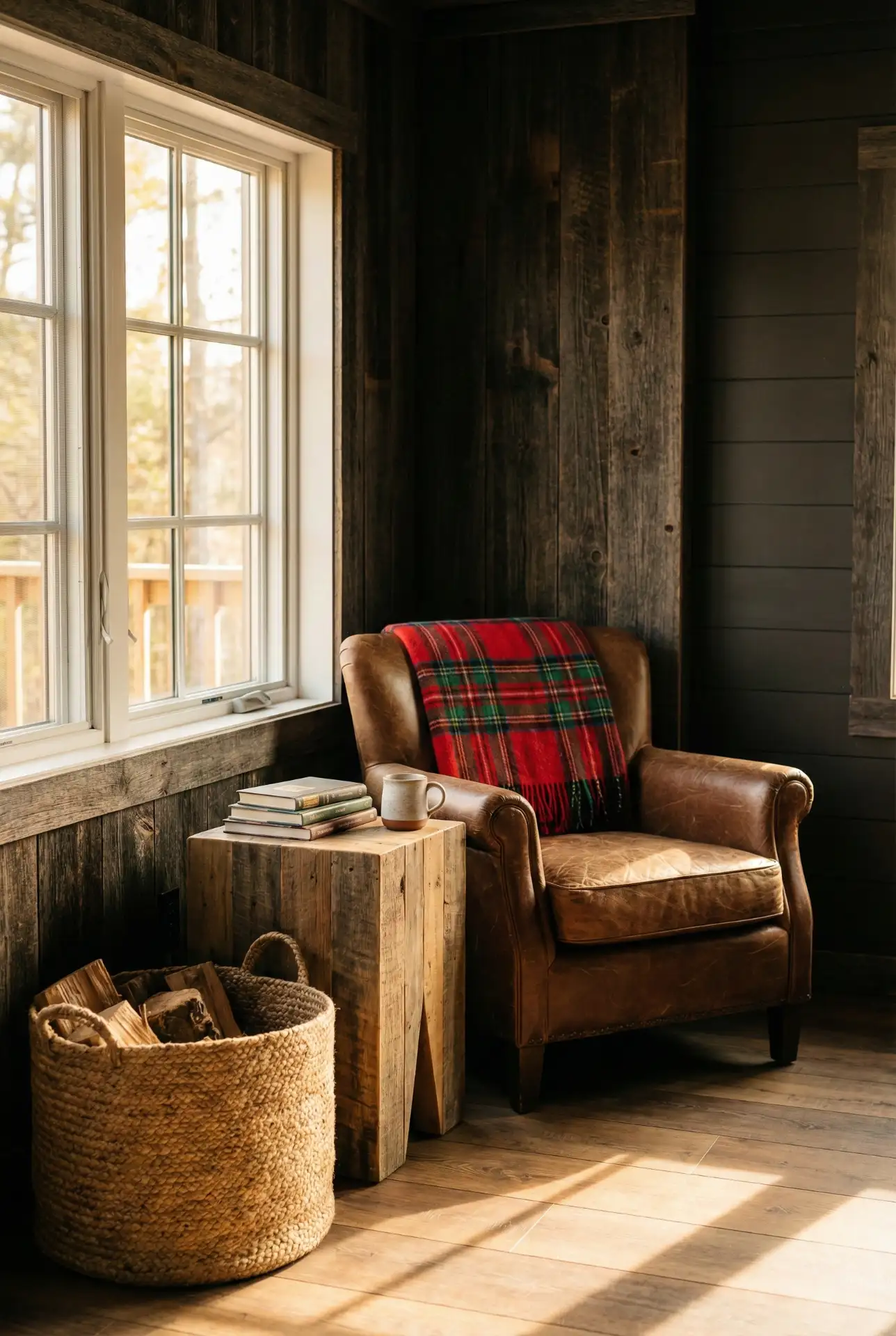 Rustic Cozy Cabin Inspired Corner 2