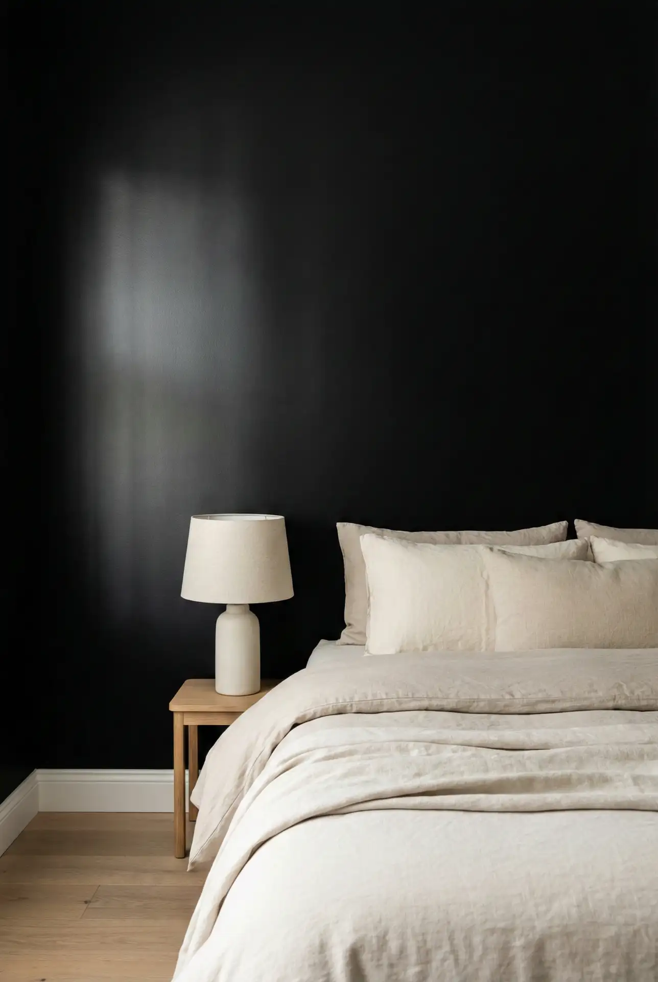 Satin Black Paint Color With Clean Modern Trim 2