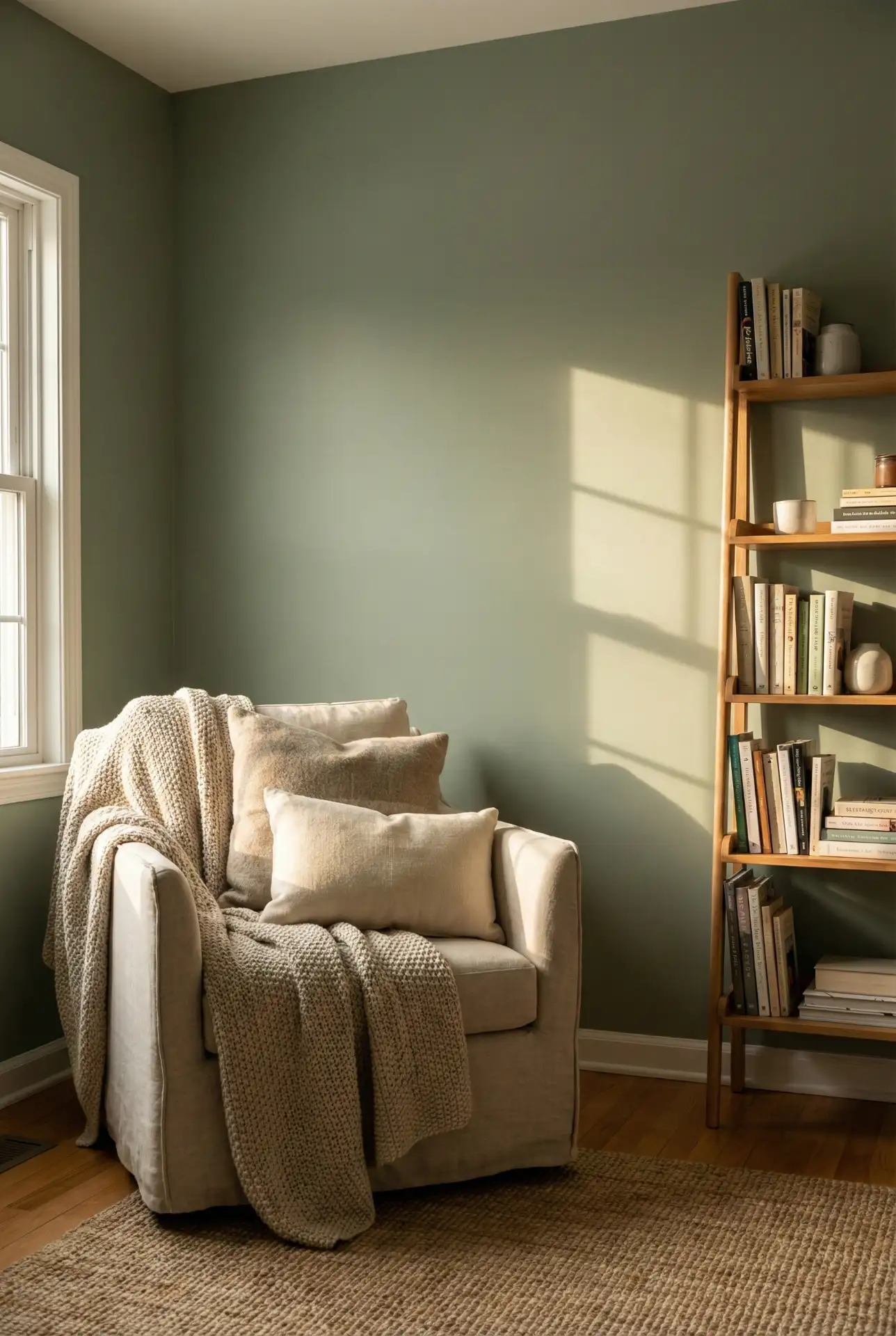 Sherwin Williams-Inspired Sage With Clean Lines 2