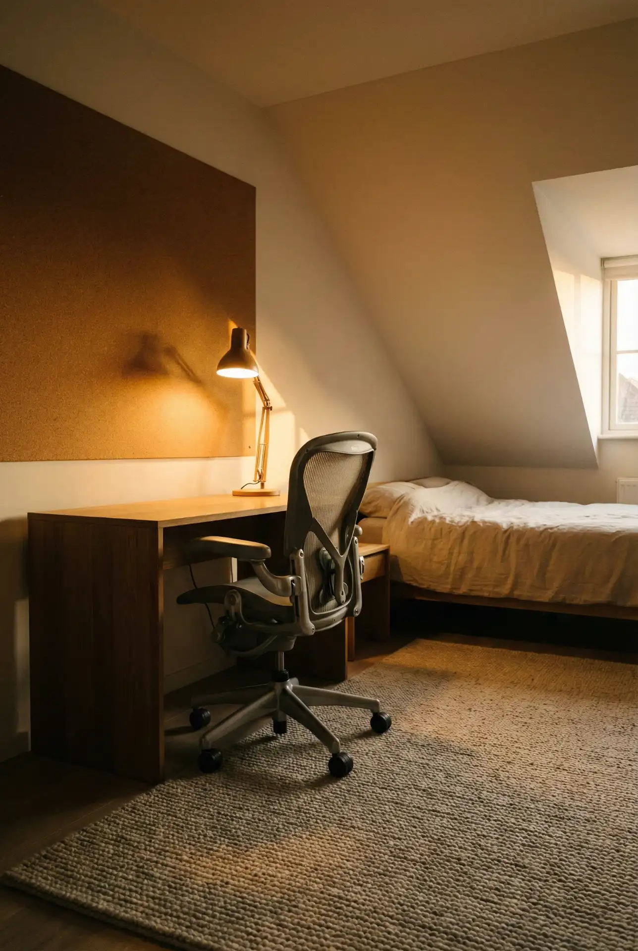 Slanted Built-In Desk Wall For Teens And Homework Zones 2