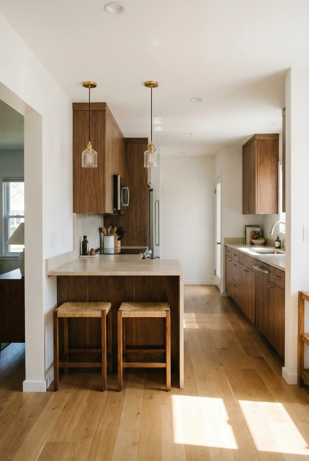 Slim Peninsula For A Social Cooking Zone 2