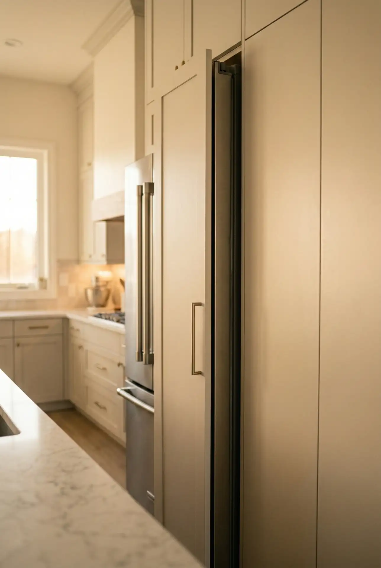 Slim Pullout Pantry for Narrow Spaces 2