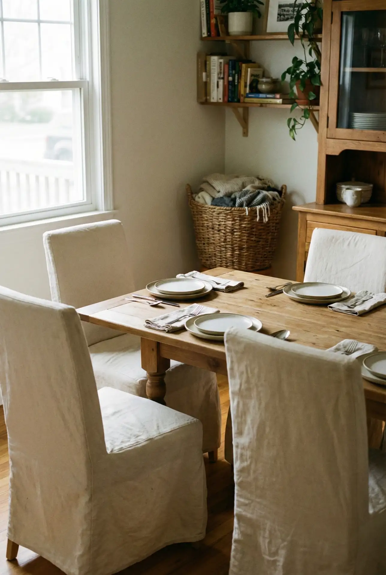 Slipcovered Dining Chairs For Real-Life Messes 1
