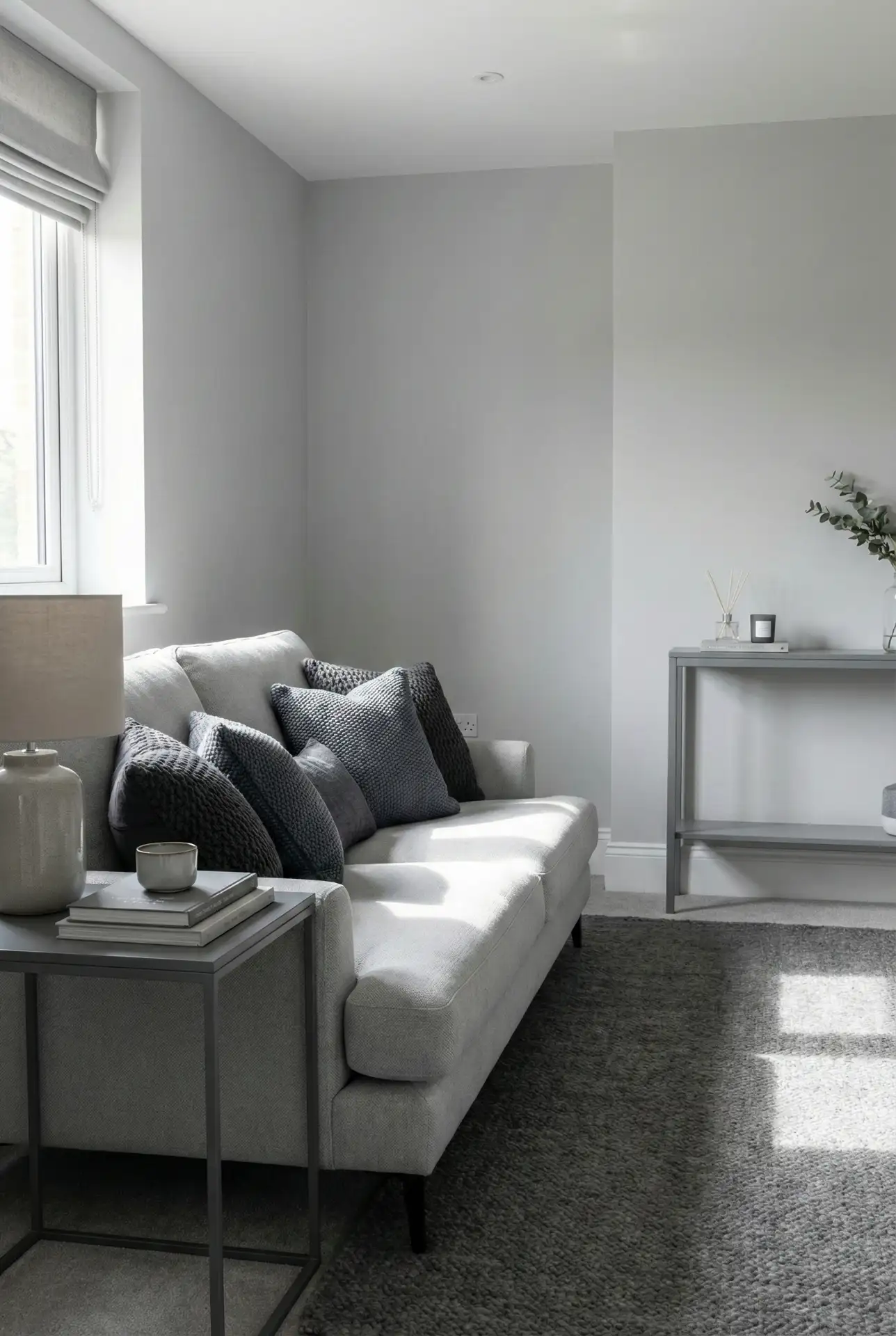 Small Apartment Grey With Layered Shades 1