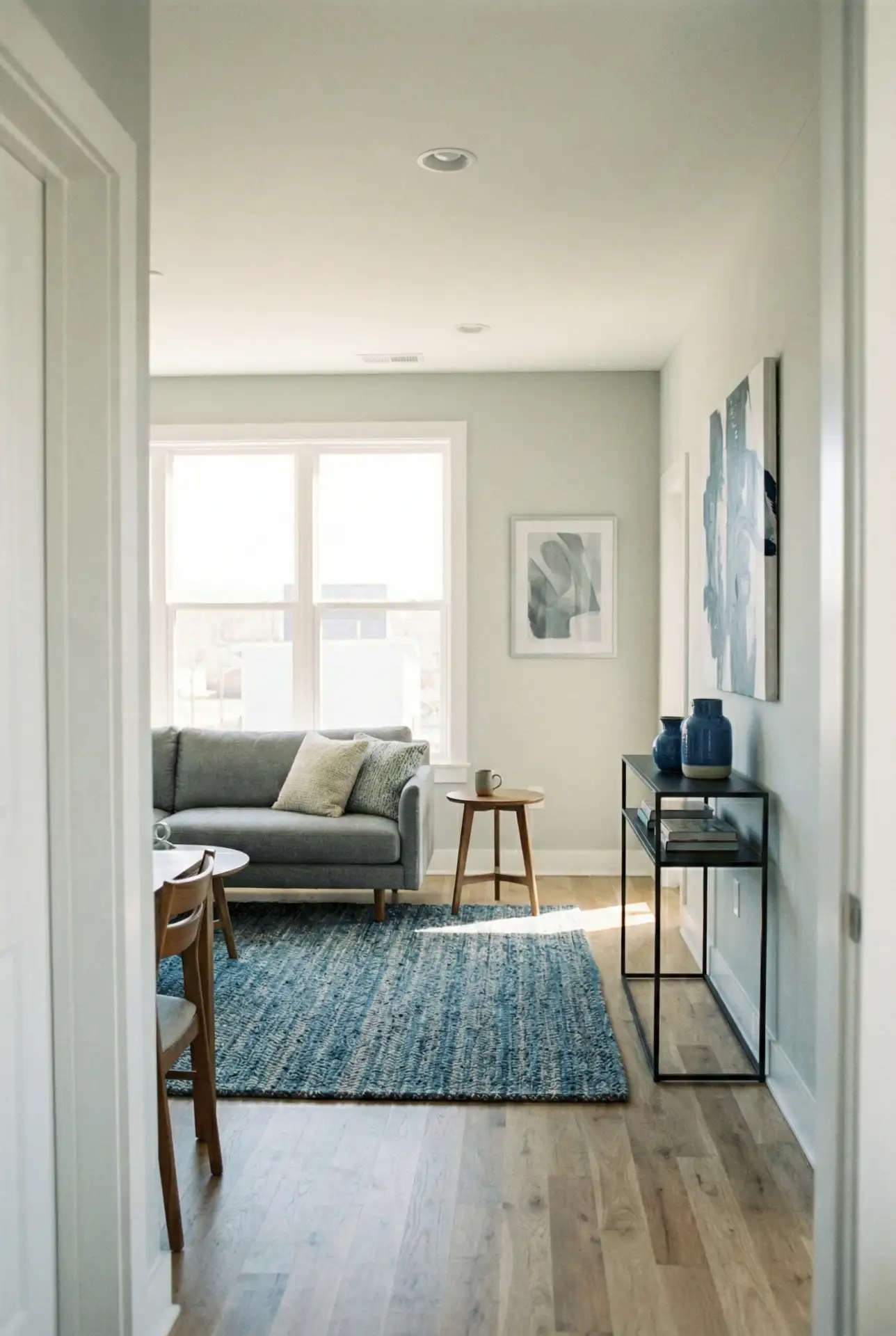 Small Apartment Grey With Layered Shades 2