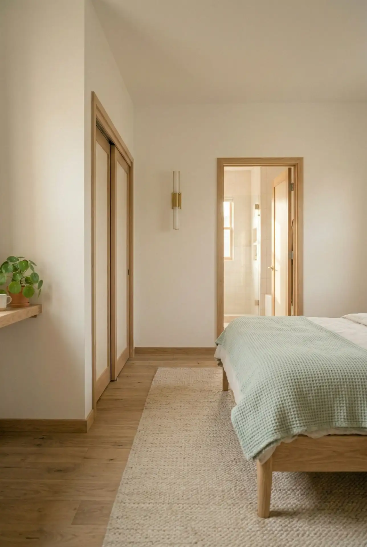 Small Bedroom With Ensuite Bathroom Flow 2