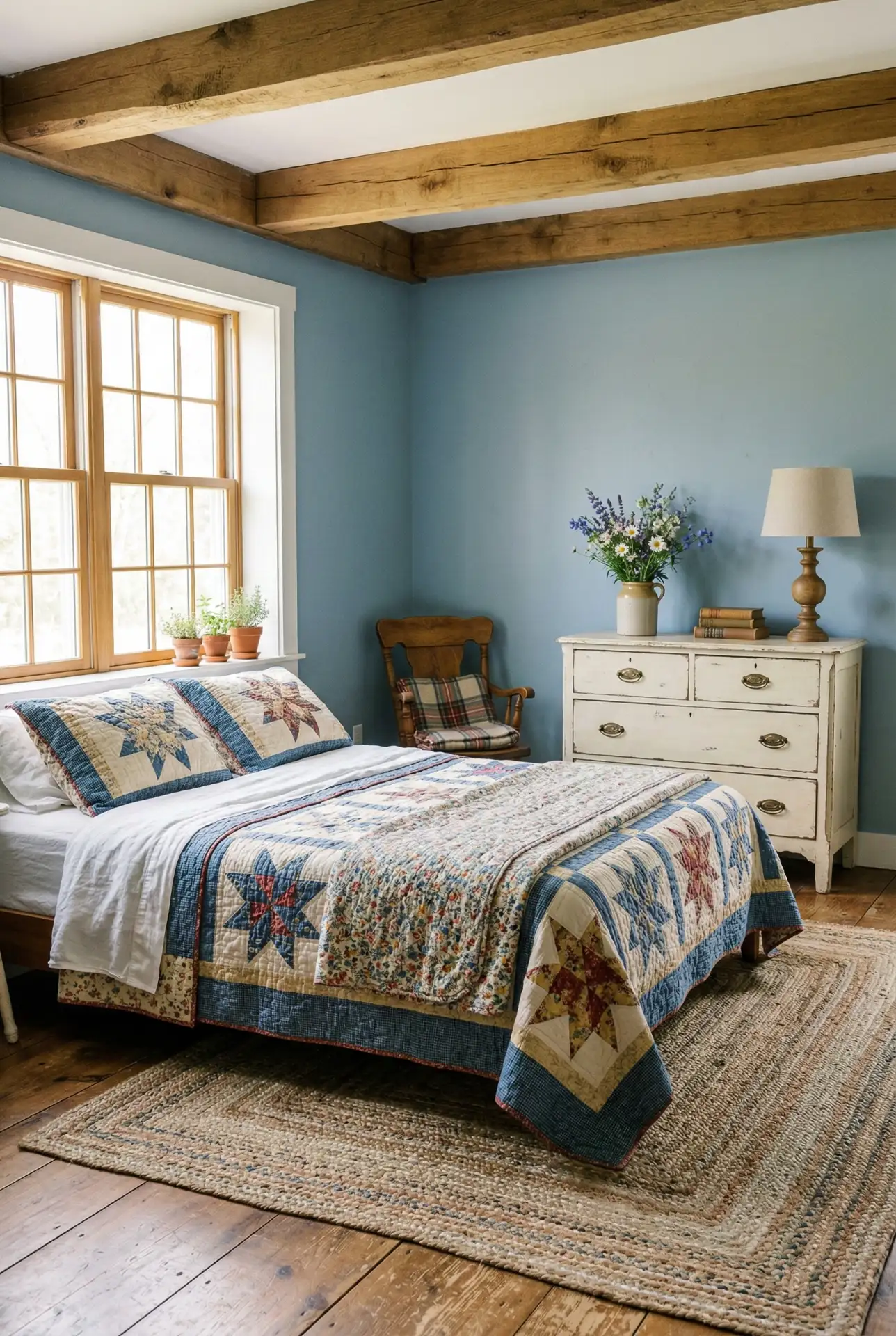Soft Blue Country Retreat 1