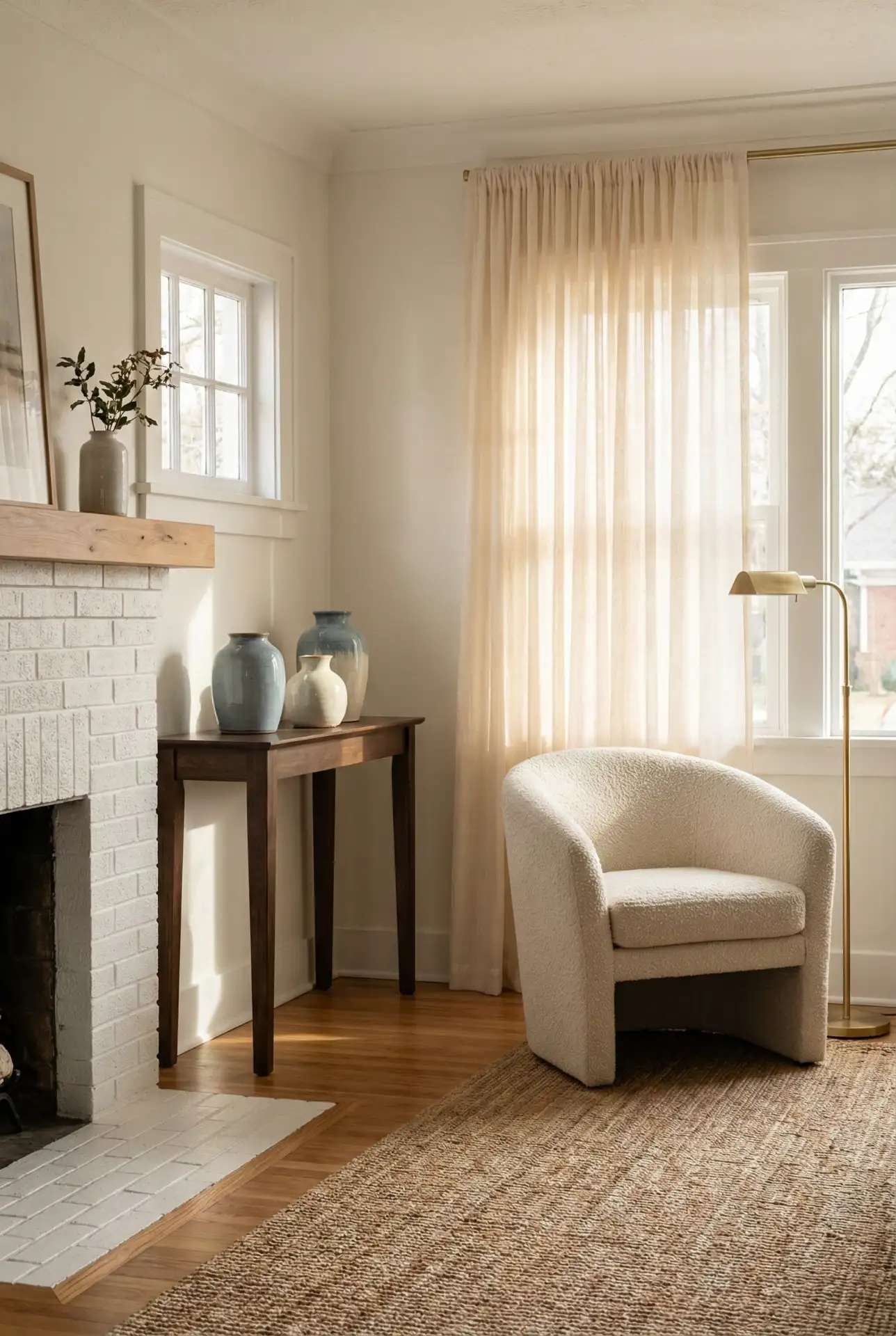 Soft Blue With Warm White Trim 1