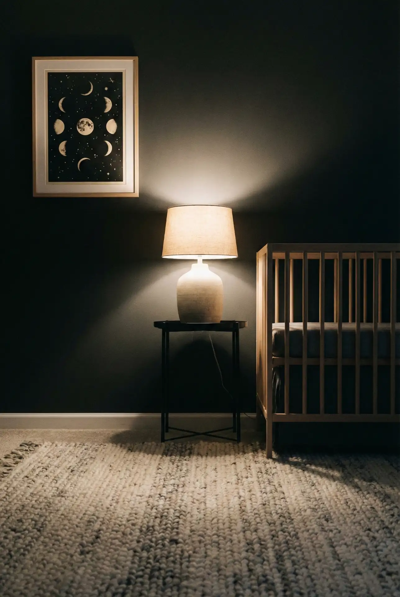 Soft Goth Nursery With Velvet And Deep Contrast 1