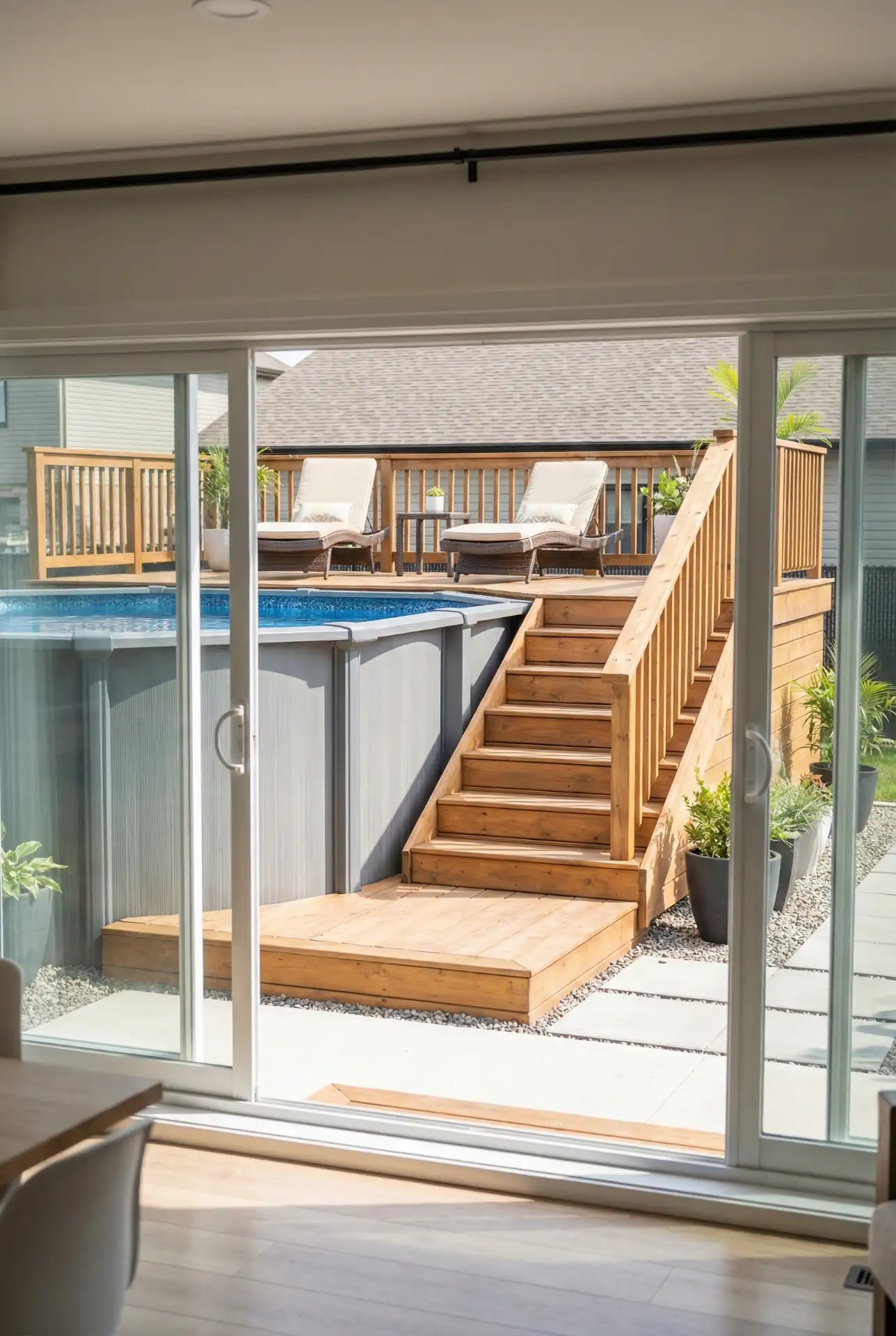 Split-Level Deck Lounge Pool 2