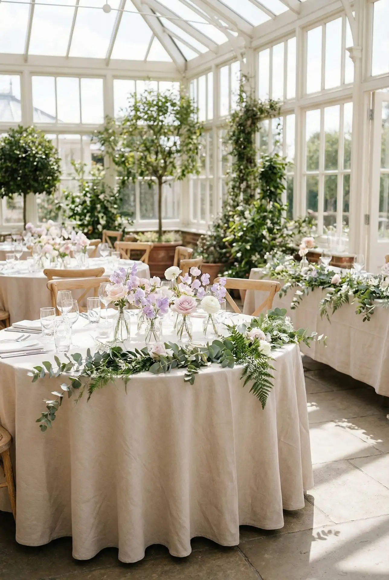 Spring Garden Greenhouse-Style Table Settings 1
