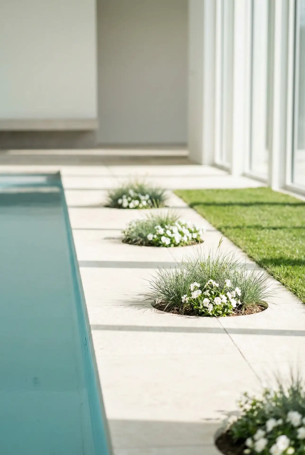 Stone Ribbon Border With Soft Planting Pockets 1