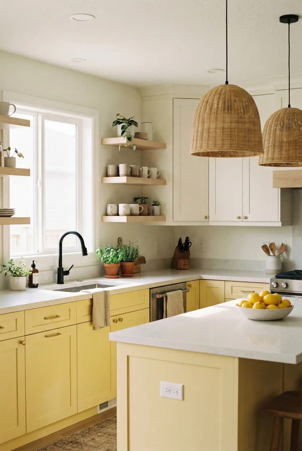 Sunny Butter Yellow With Grounding Neutrals 1