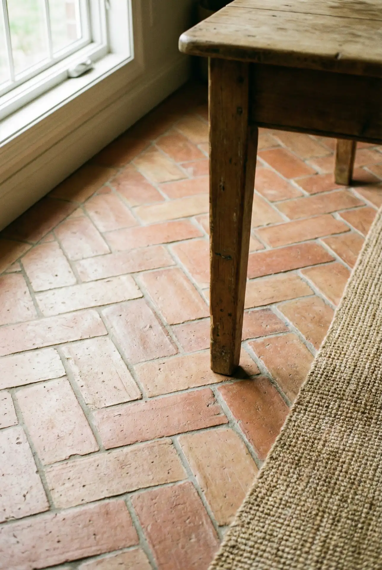 Terracotta and Herringbone Fusion 2