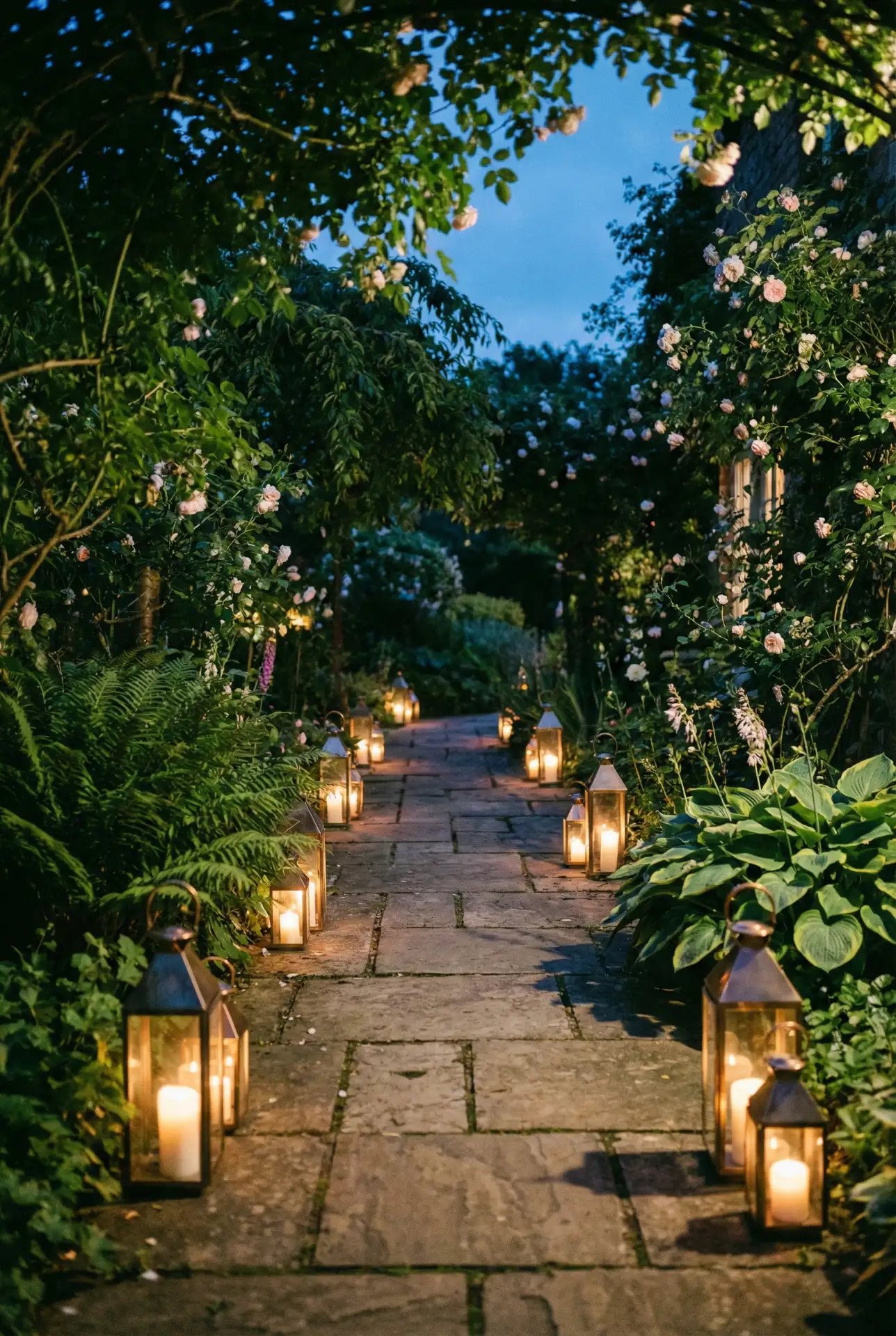Unique Garden Lantern Pathway 2