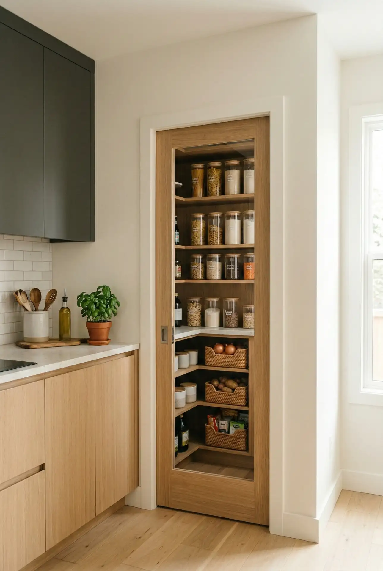 Unique Glass and Wood Hybrid Door 1