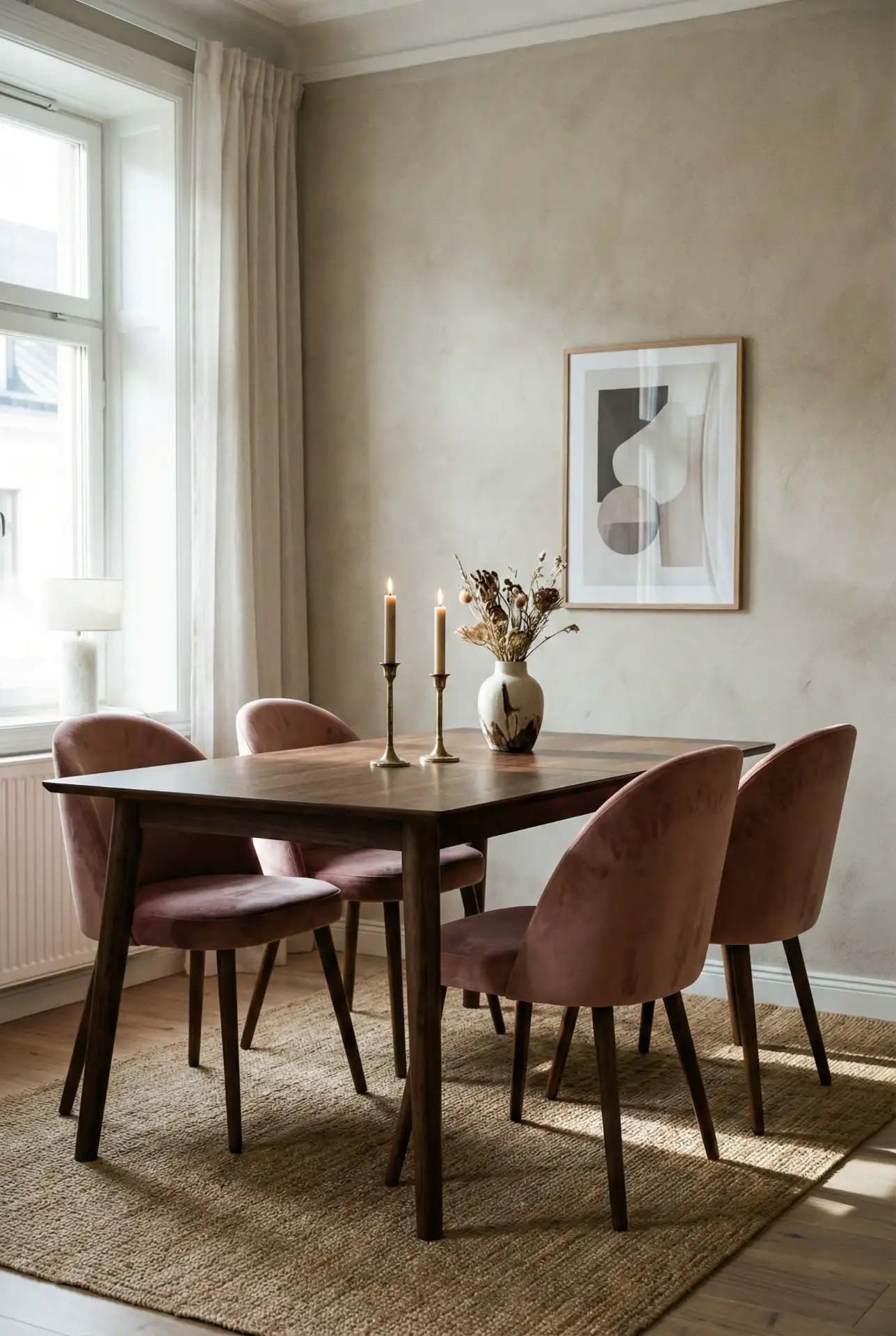 Velvet Chairs In Soft Pink For A Playful Romantic Twist 2