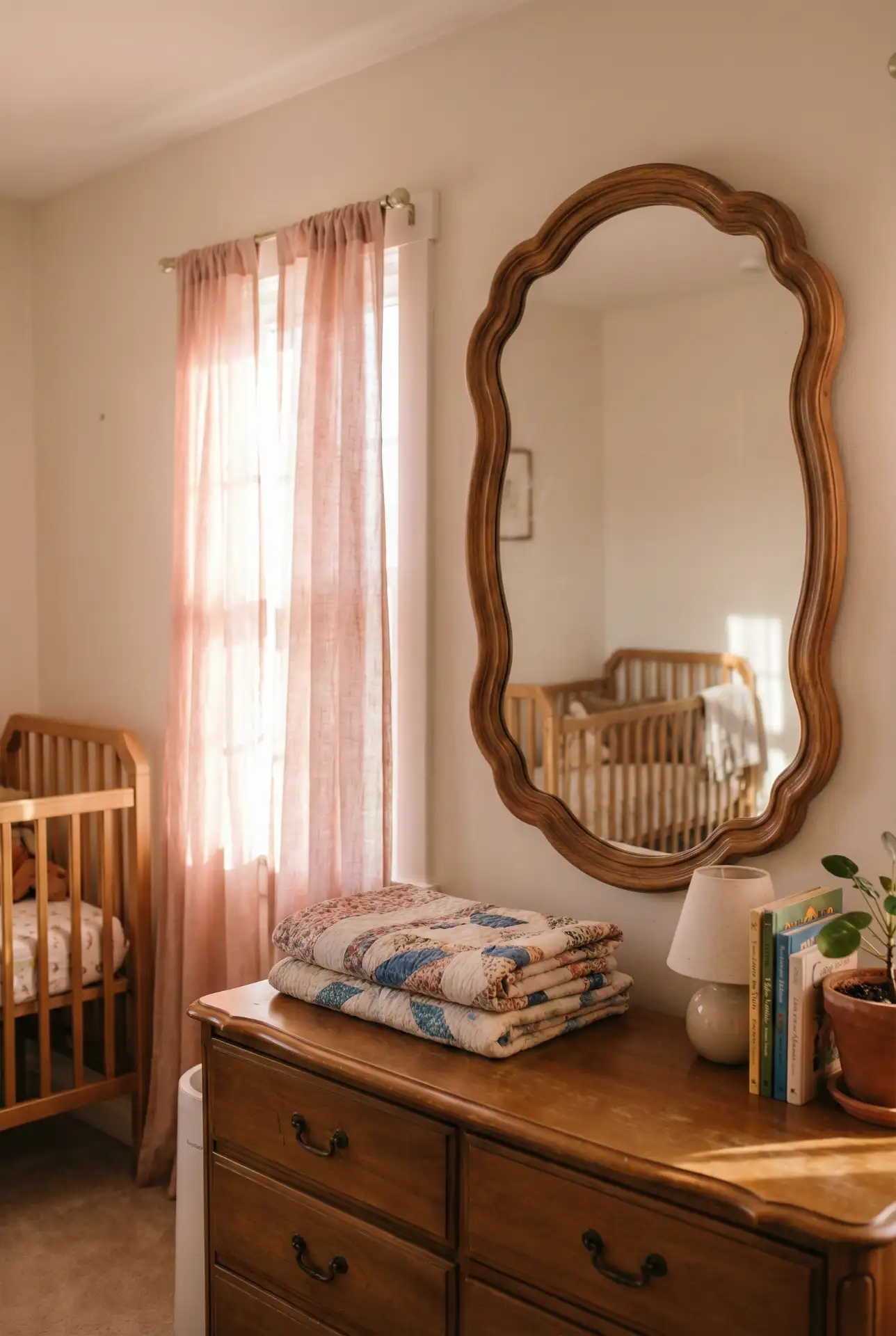 Vintage-Inspired Pink Heirloom Nursery 2