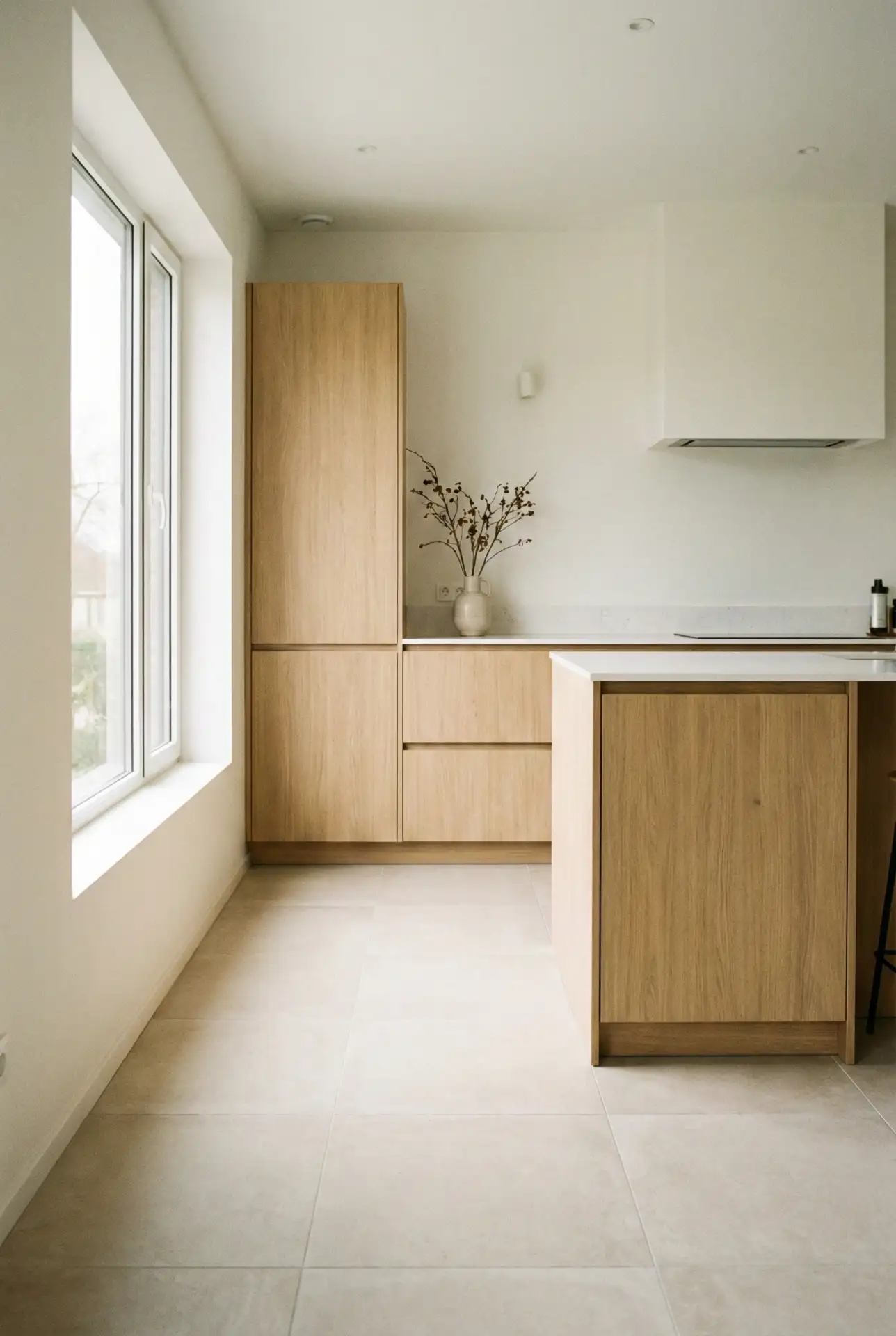 Warm Beige Tile Minimalism 1