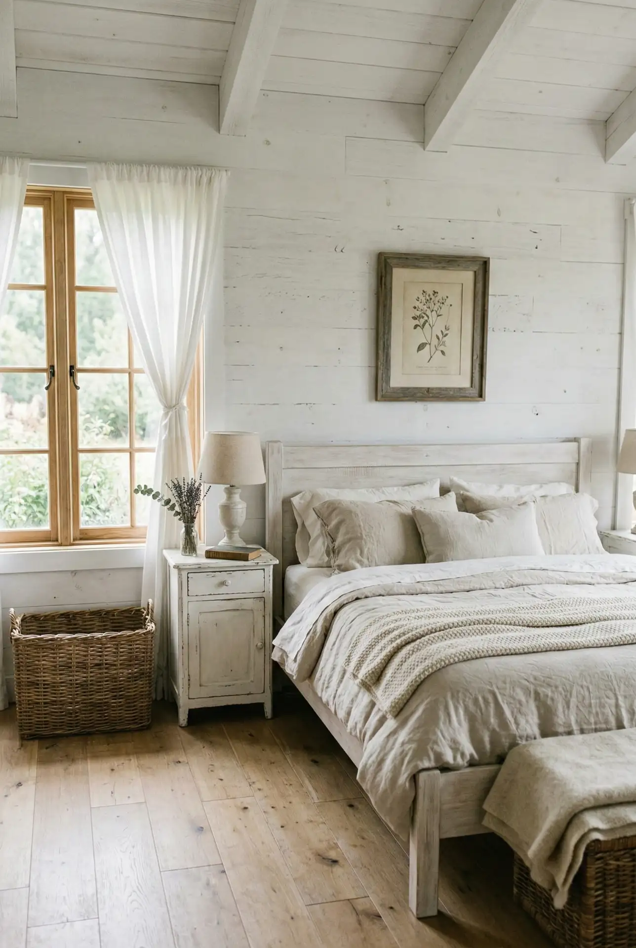 Whitewashed Farmhouse Serenity 1