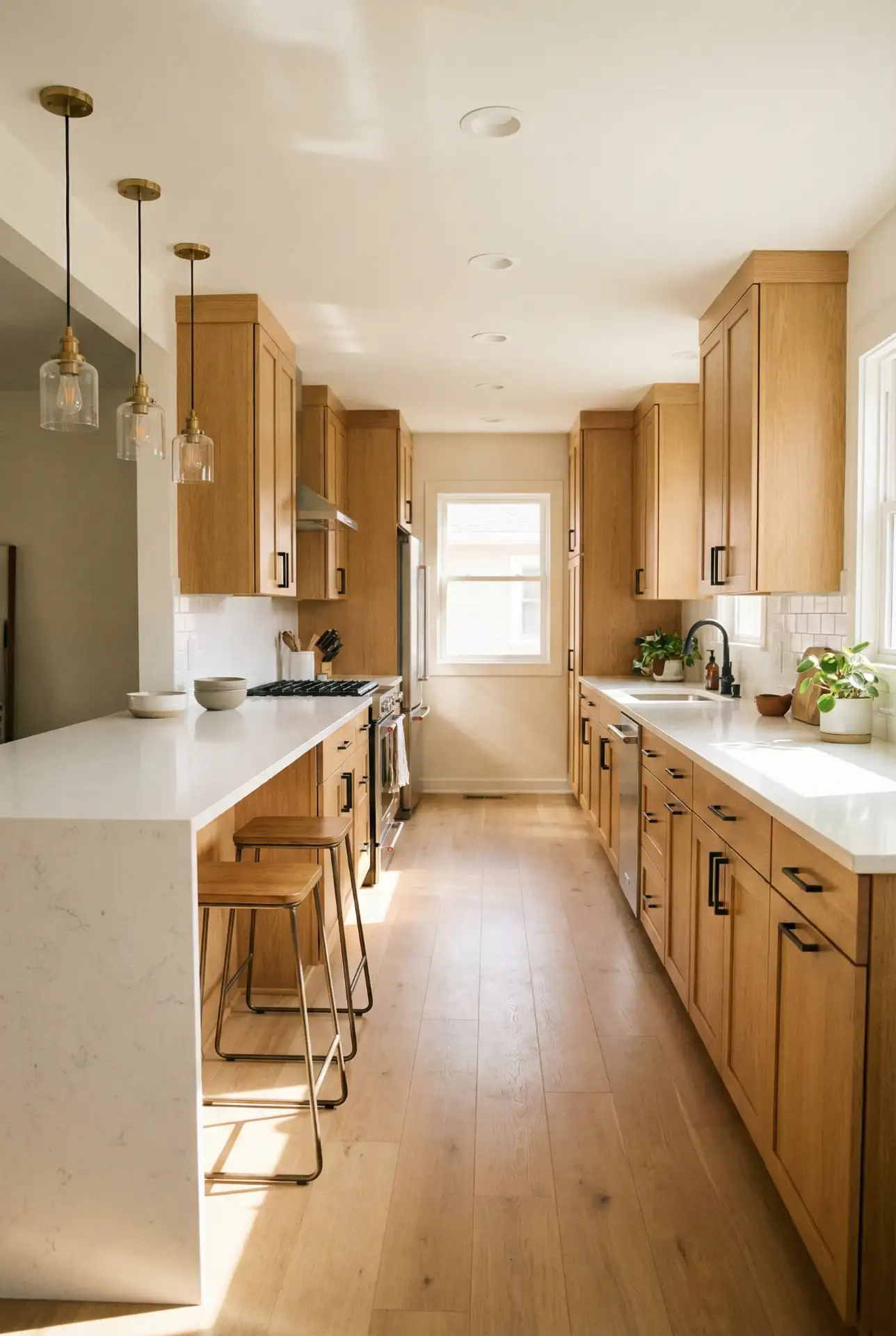 Wide Galley With A Light-Impact Breakfast Bar 1