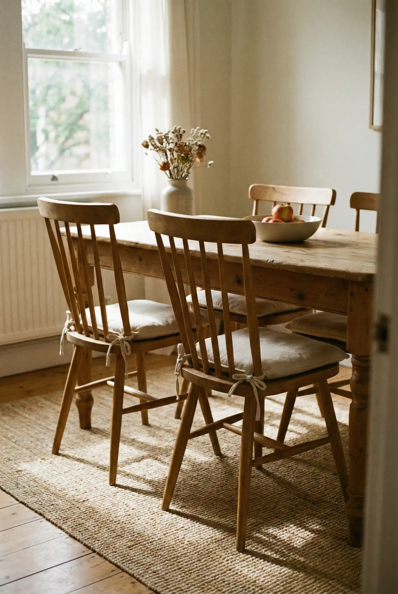Wooden Chairs With Washable Seat Pads For Everyday Comfort 1