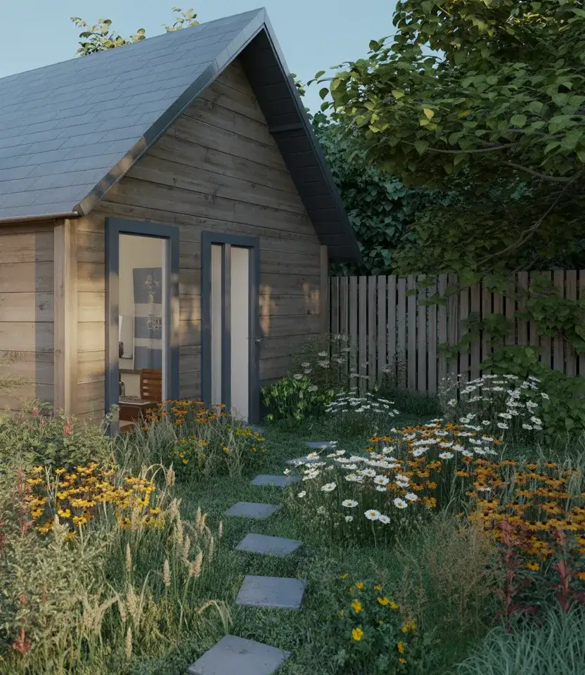 Rustic Wildflower Cottage Garden 2