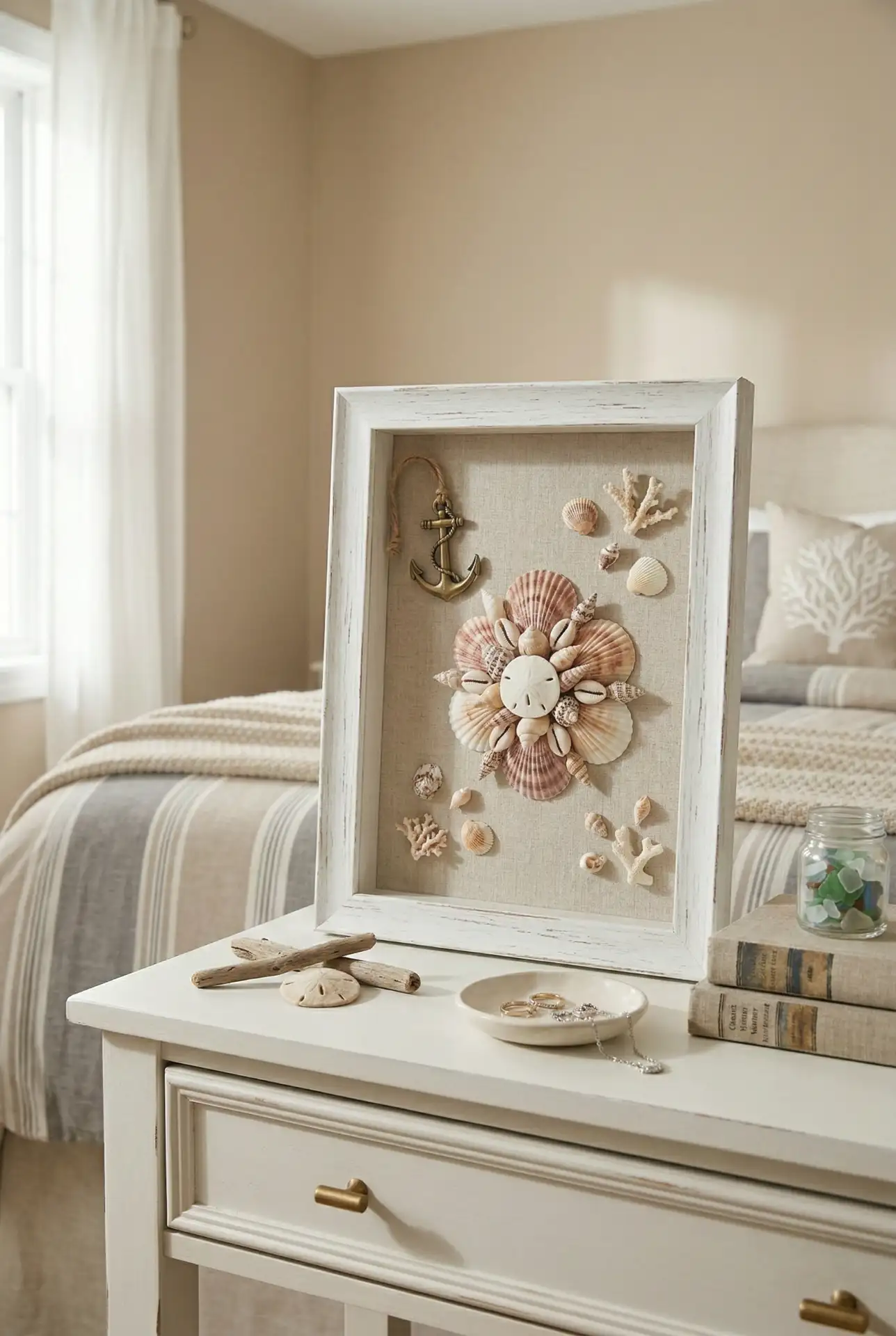 Beach Shell and Horse Charm Frame 1