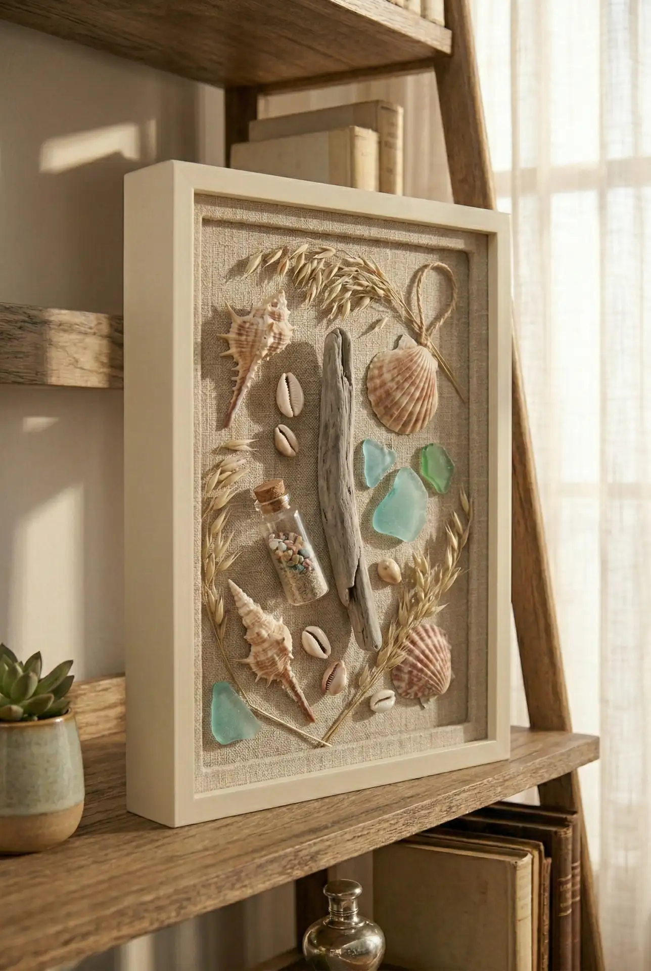 Beach Shell and Horse Charm Frame 2