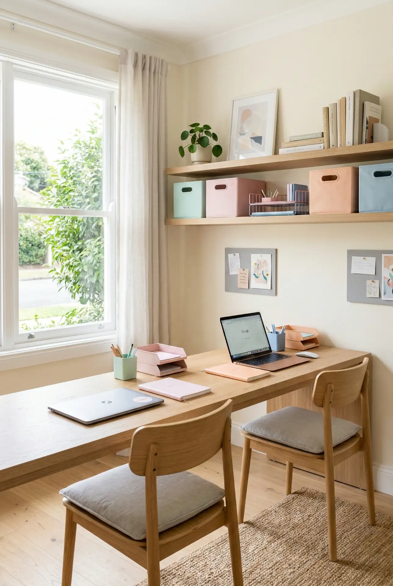 Calm Preppy Family Study Nook 1