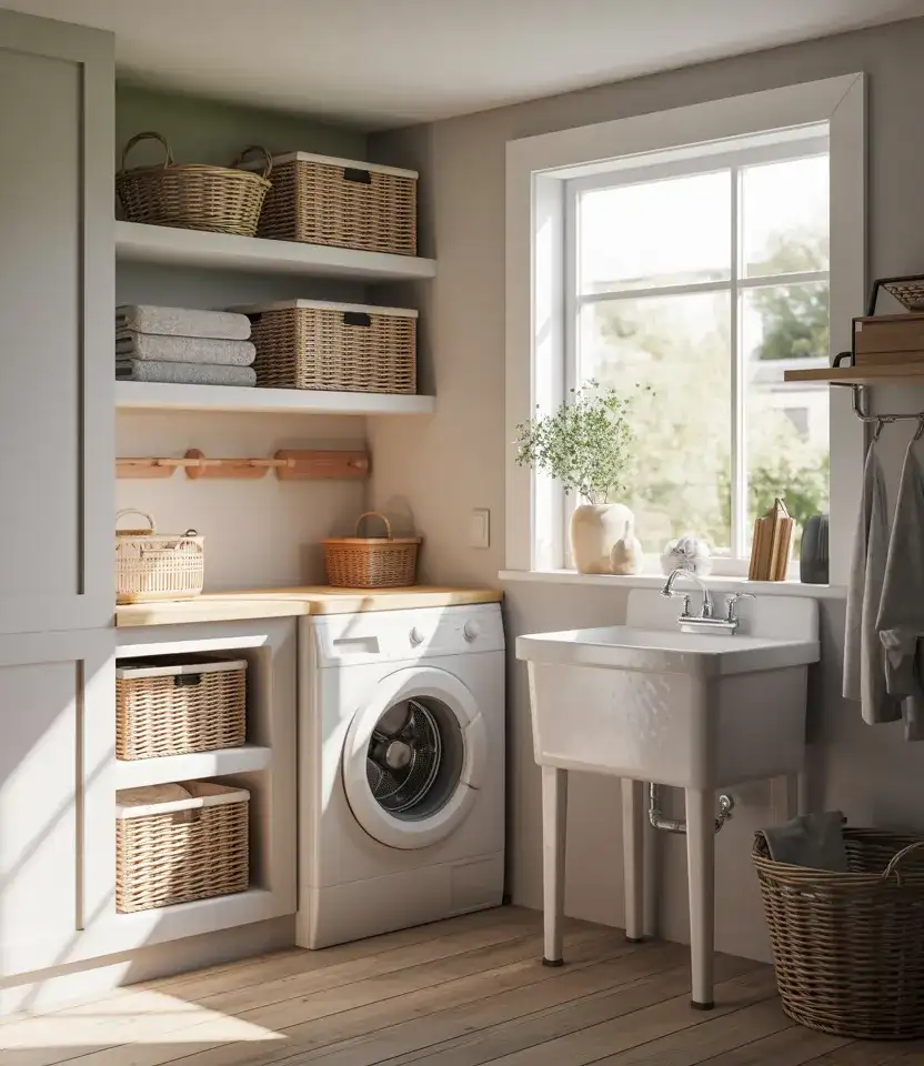 Compact Laundry With Sink Station 1