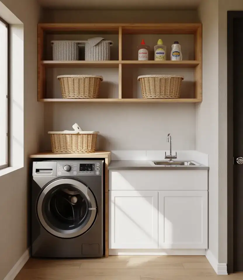 Compact Laundry With Utility Sink 2
