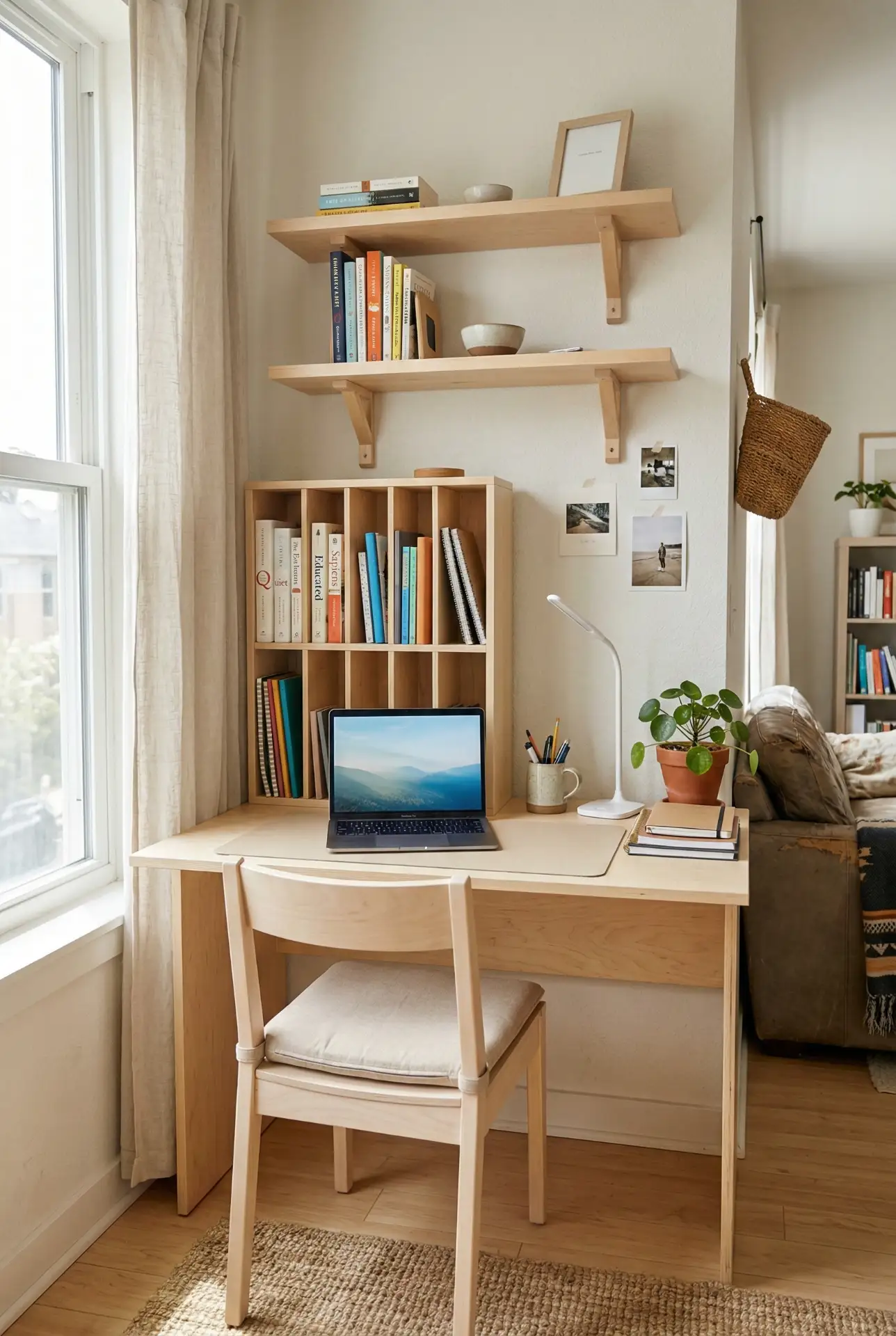 Compact Study Desk for Small Spaces 1