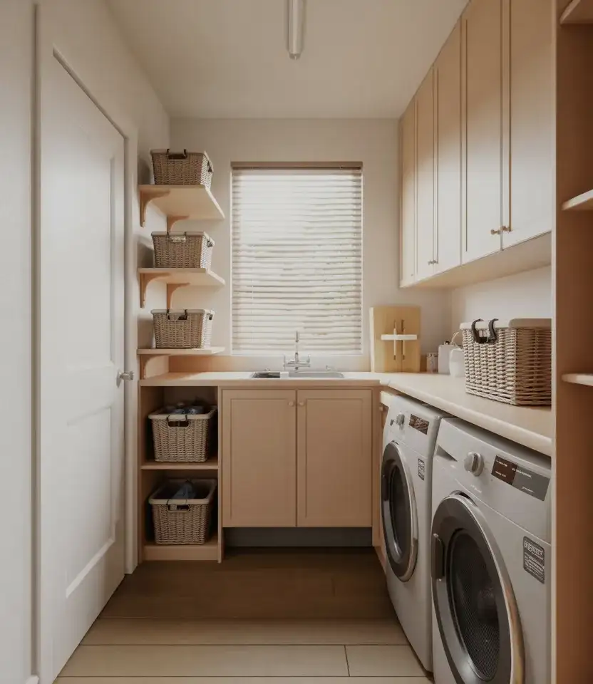 Corner Galley Laundry Layout 2