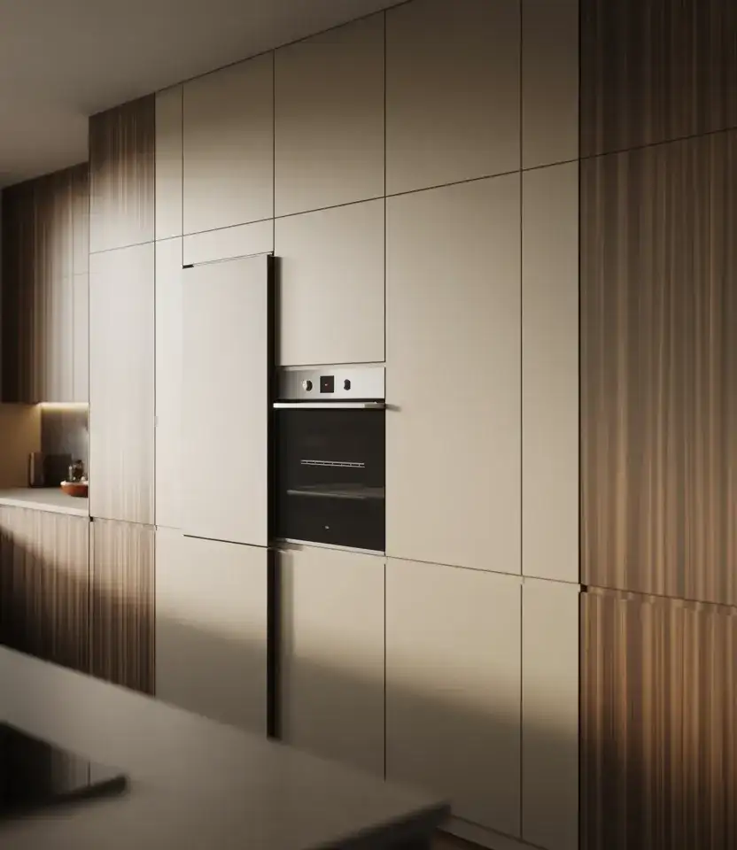 Hidden Appliance Cabinet Wall 1