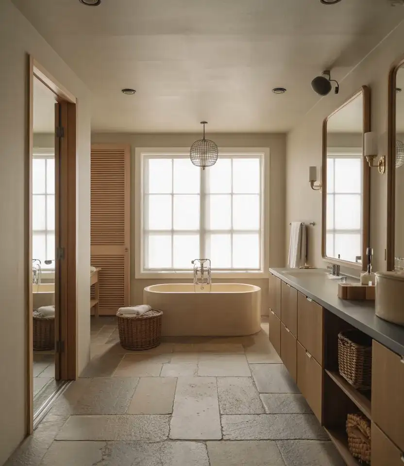 Large Spa-Inspired Primary Bathroom 2