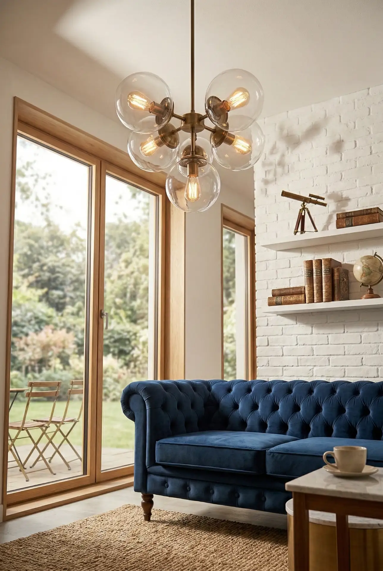 Mid-Century Blue Accents 2