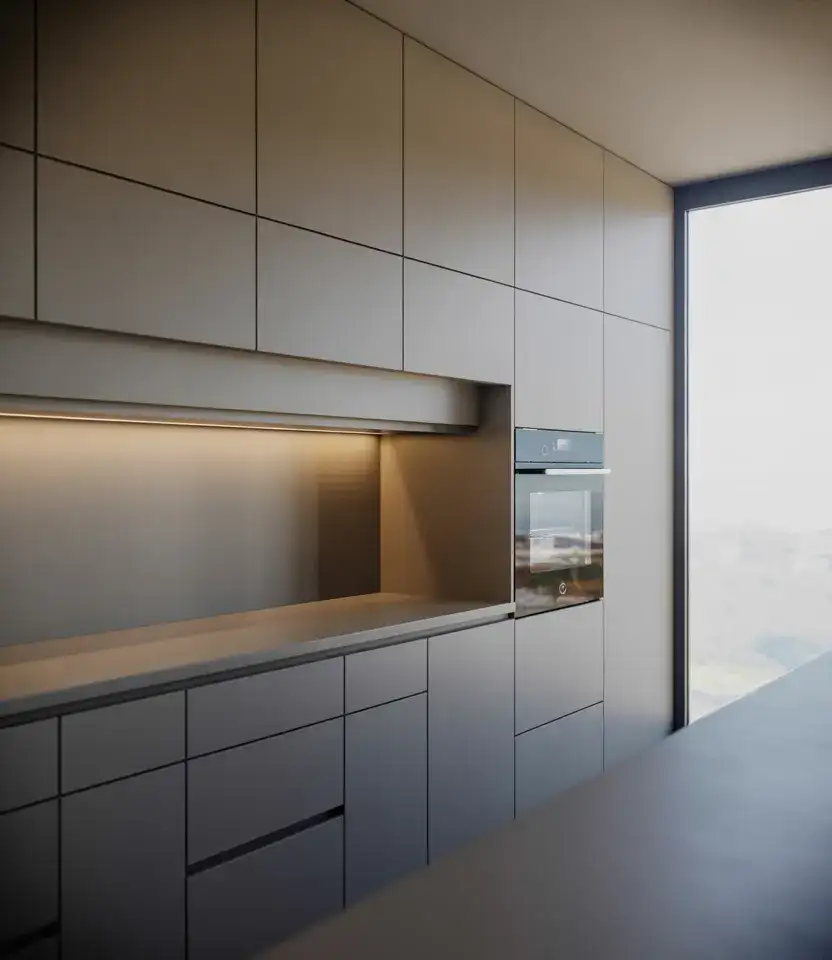 Minimalist Handleless Cabinets 2