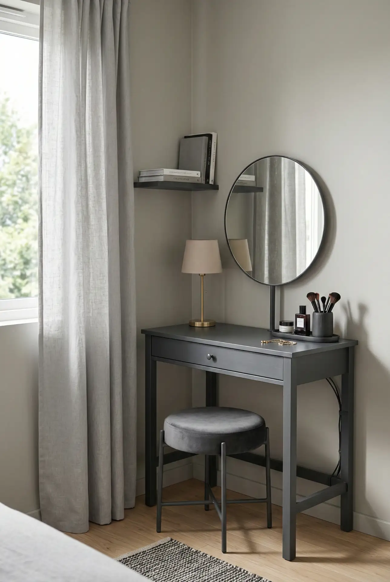 Moody Aesthetic Makeup and Computer Corner 1