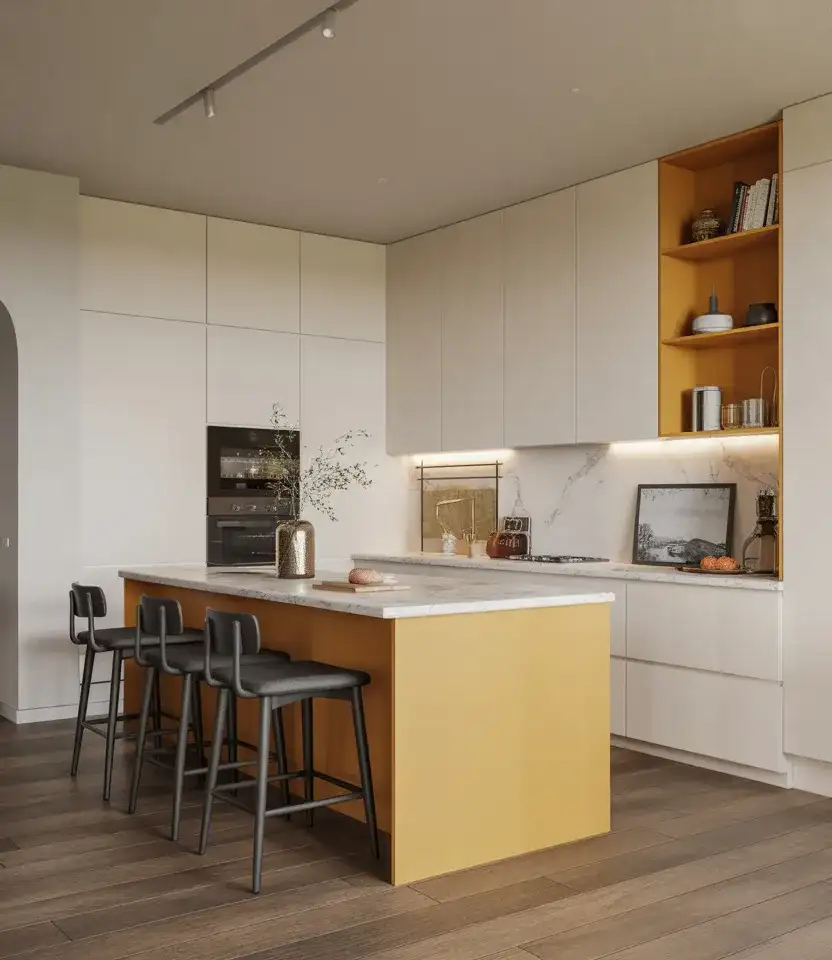 Mustard Yellow Statement Island 1