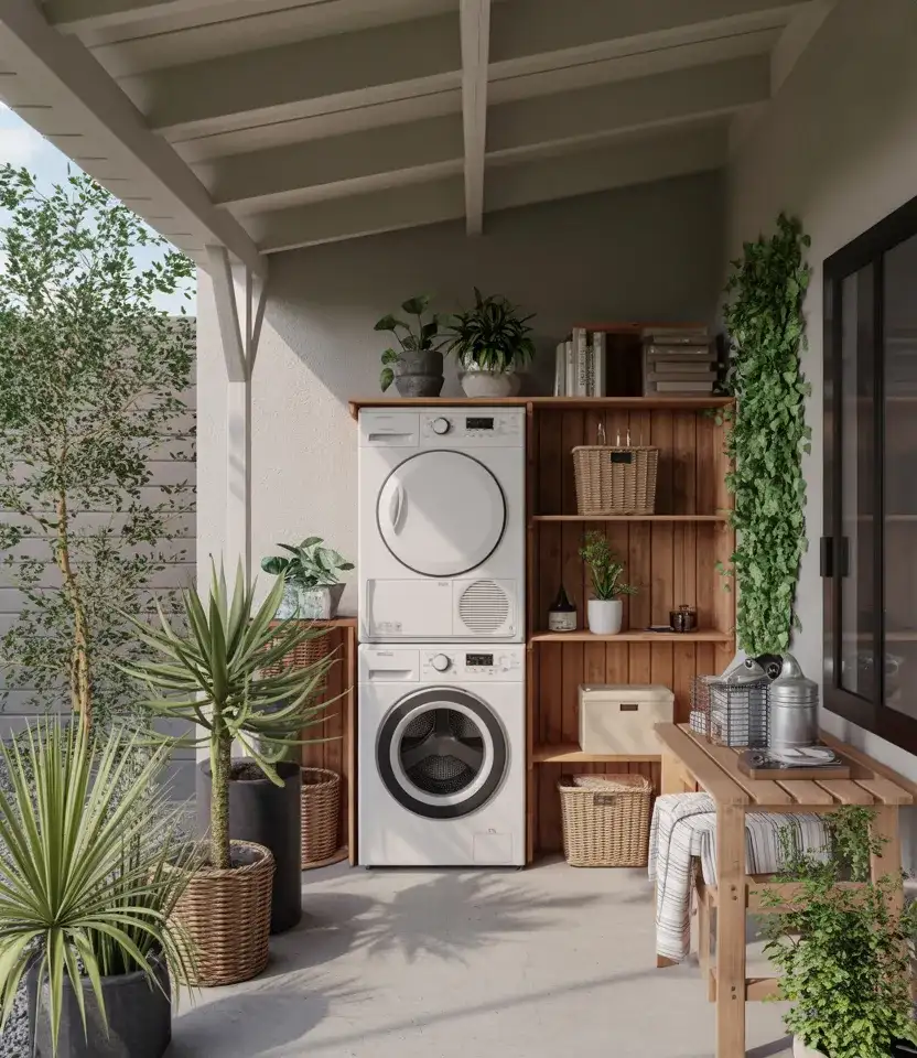 Outdoor Laundry Patio Corner 2