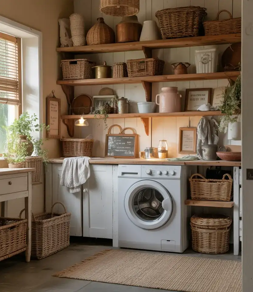 Rustic Farmhouse Mini Laundry 1