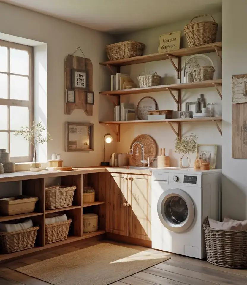 Rustic Farmhouse Mini Laundry 2